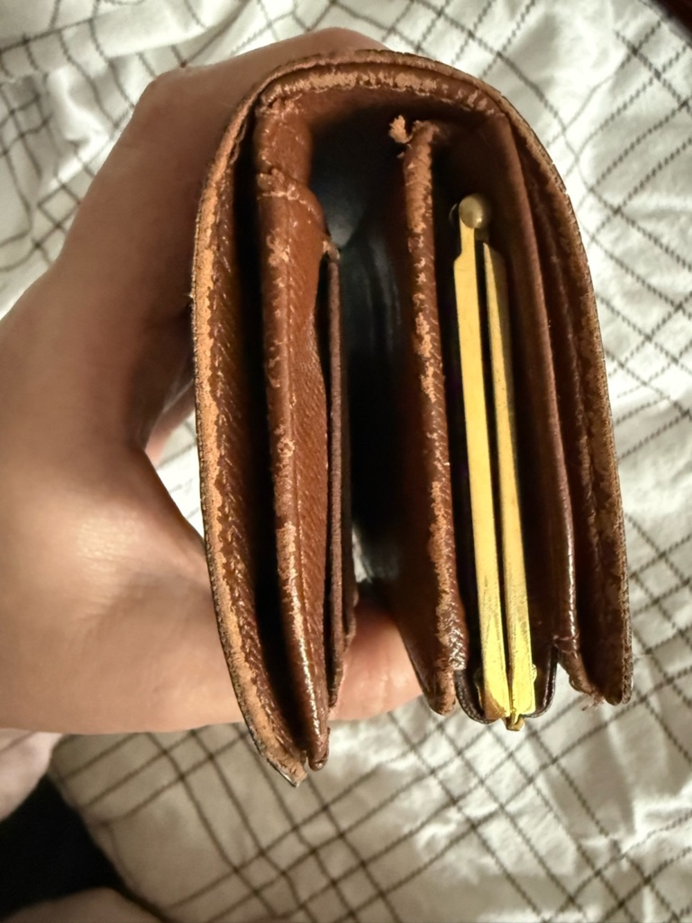 Louis Vuitton Brown Monogram Canvas Snap Wallet - Picture 8 of 9